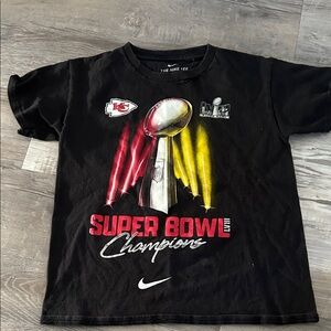 Nike Kids Black Super Bowl Champions Tee